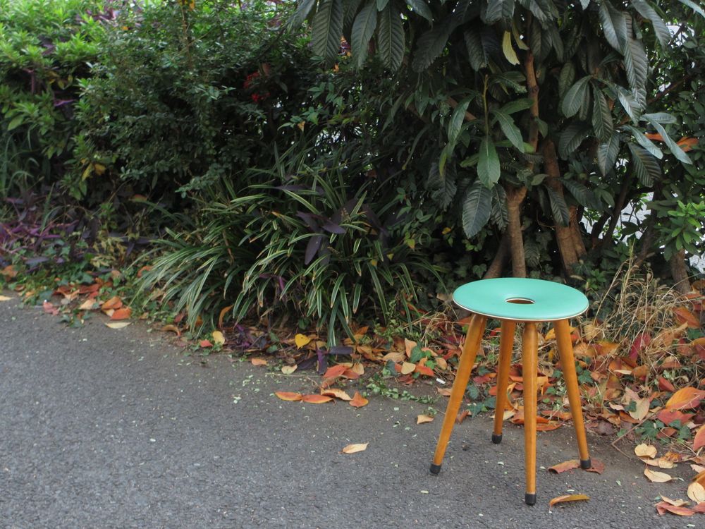 ビンテージ 天童木工 リングスツール レトロ椅子