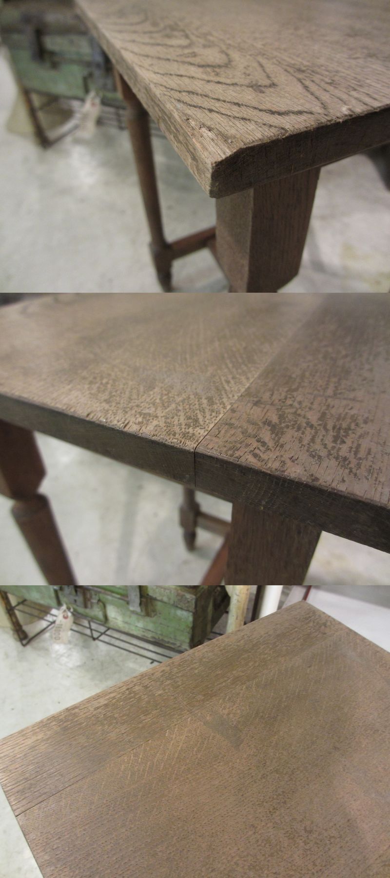レトロ 古い木製サイドテーブル 花台 - トランジットライフ
