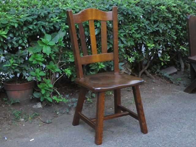オランダ 起立木工 オーク バンホルト D チェア ダイニング 椅子 イス