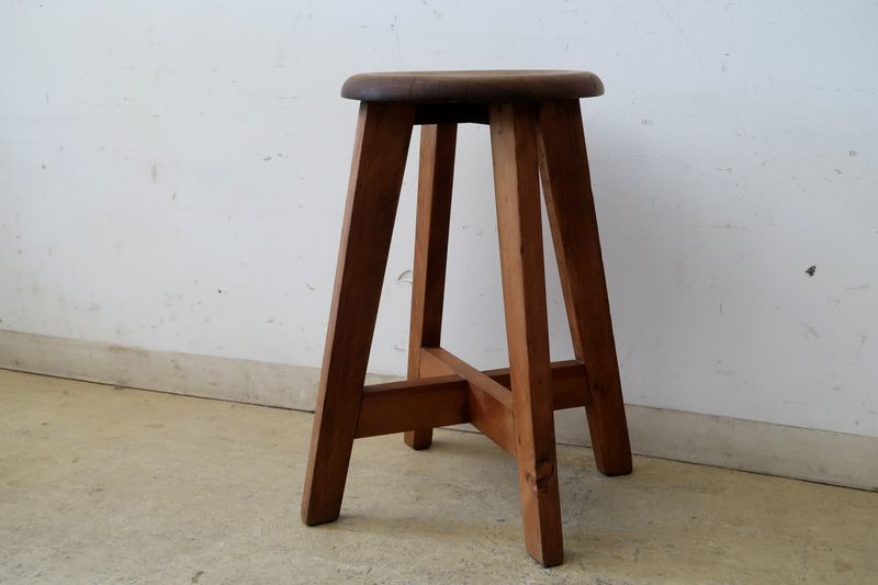 アンティーク 丸椅子 スツール (1)