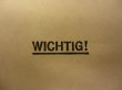 画像5: ドイツで見つけた古いスタンプ「WICHTIG!」