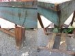 画像4: レトロ 青い古木の作業台(1) 机 テーブル インダストリアル ガーデニング