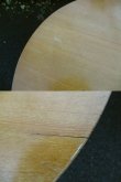 画像4: レトロ 木味良いコーヒーテーブル ラウンドテーブル