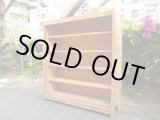 画像: 古い 木製収納棚 シェルフ