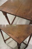 画像5: レトロ 古い木製サイドテーブル
