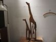 画像1: 木製キリンのオブジェ（小） 