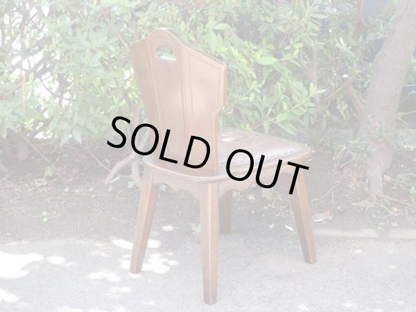 画像2: ツギハギ座面の木製チェア(2) 椅子