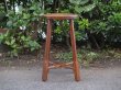 画像2: ビンテージ木製スツール (1)　丸椅子 