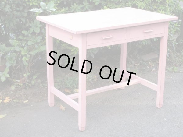 画像2: レトロポップな平机 デスク