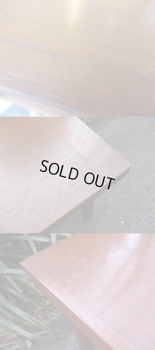 画像5: 北欧デザイン チーク材ローテーブル (1)