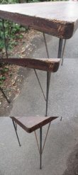 画像5: 古材の鉄脚テーブル