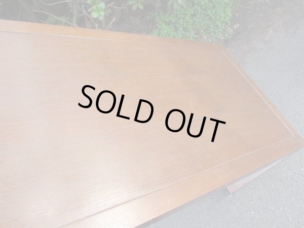 画像3: レトロなチーク材ローテーブル 座卓