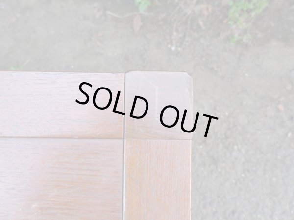 画像4: レトロなチーク材ローテーブル 座卓