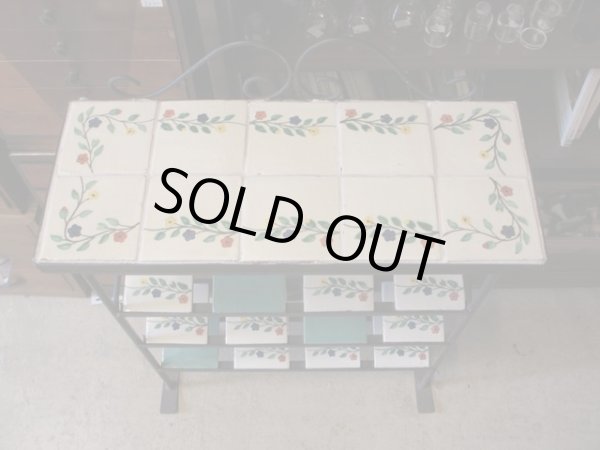 画像2: アイアンとタイルのシェルフ