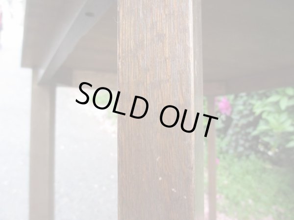 画像9: 昭和レトロ 楢材ダイニングテーブル 机