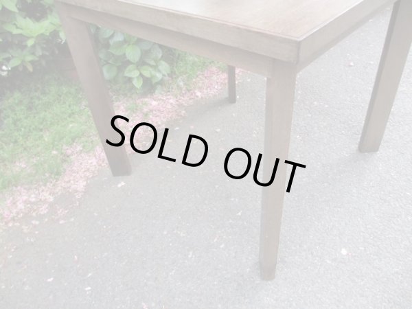 画像2: 昭和レトロ 楢材ダイニングテーブル 机