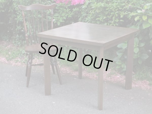 画像10: 昭和レトロ 楢材ダイニングテーブル 机