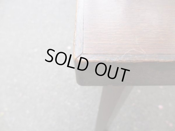 画像7: 昭和レトロ 楢材ダイニングテーブル 机