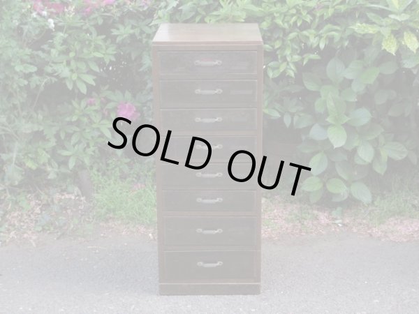 画像2: 昭和レトロ 8杯引出し ドロワー