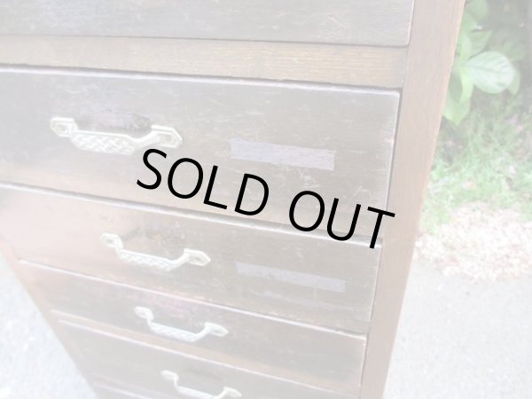 画像13: 昭和レトロ 8杯引出し ドロワー