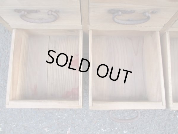 画像13: ヴィンテージ 13杯引出し ドロワー 昭和レトロ