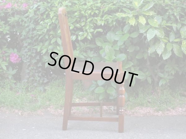 画像2: ヴィンテージ オーク材のダイニングチェア （１） 椅子