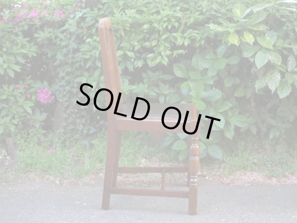 画像2: ヴィンテージ オーク材のダイニングチェア （2） 椅子