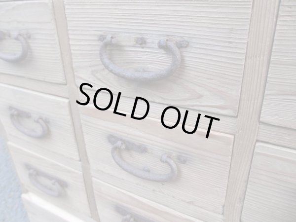 画像8: ヴィンテージ 13杯引出し ドロワー 昭和レトロ