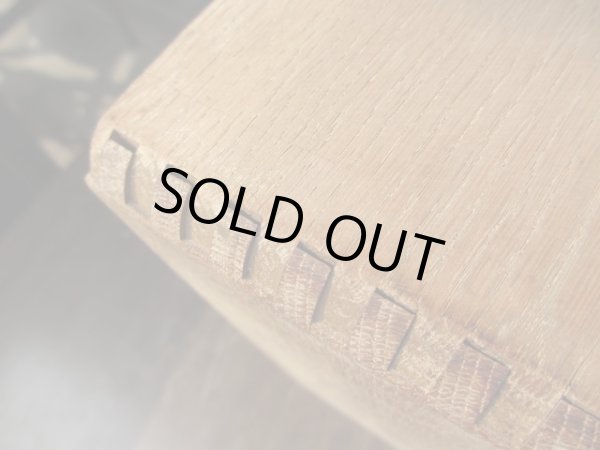 画像9: 古い楢材の4杯小引出し