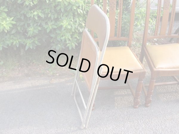 画像16: オールドマルニ フォールディングチェア パイプ椅子 折りたたみ(3)