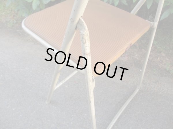 画像10: オールドマルニ フォールディングチェア パイプ椅子 折りたたみ(4)