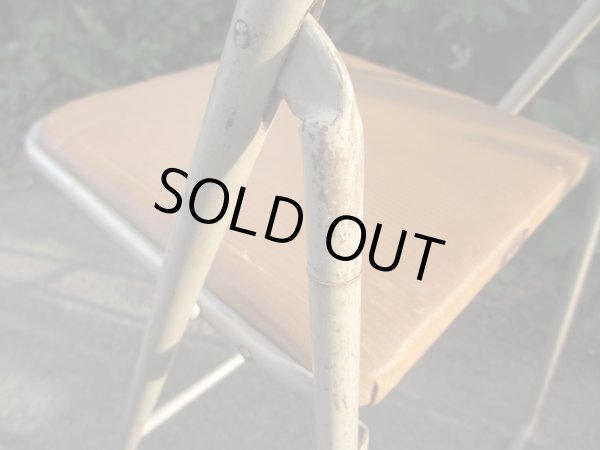 画像12: オールドマルニ フォールディングチェア パイプ椅子 折りたたみ(1)