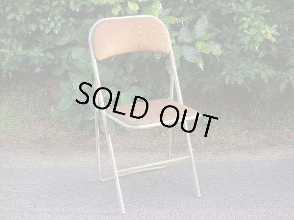 画像2: オールドマルニ フォールディングチェア パイプ椅子 折りたたみ(4)