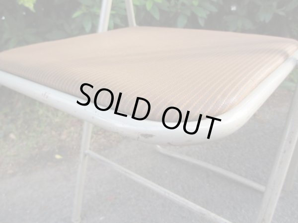 画像12: オールドマルニ フォールディングチェア パイプ椅子 折りたたみ(4)