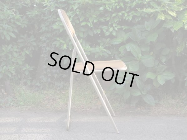 画像3: オールドマルニ フォールディングチェア パイプ椅子 折りたたみ(1)