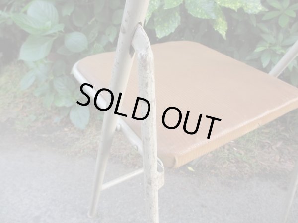 画像12: オールドマルニ フォールディングチェア パイプ椅子 折りたたみ(5)