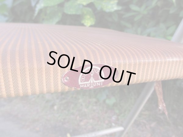 画像5: オールドマルニ フォールディングチェア パイプ椅子 折りたたみ(4)