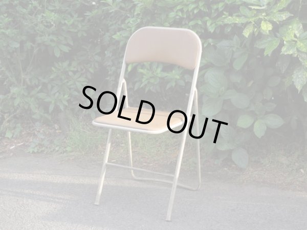 画像2: オールドマルニ フォールディングチェア パイプ椅子 折りたたみ(1)