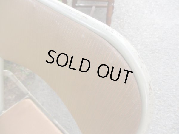 画像7: オールドマルニ フォールディングチェア パイプ椅子 折りたたみ(5)