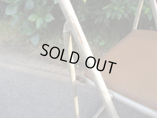 画像14: オールドマルニ フォールディングチェア パイプ椅子 折りたたみ(3)