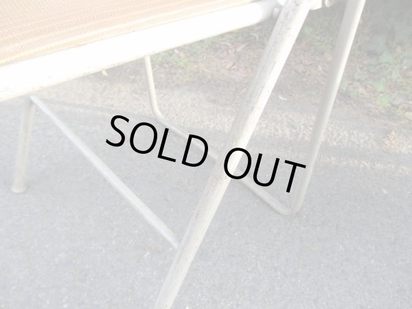 画像13: オールドマルニ フォールディングチェア パイプ椅子 折りたたみ(3)