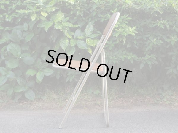 画像3: オールドマルニ フォールディングチェア パイプ椅子 折りたたみ(4)