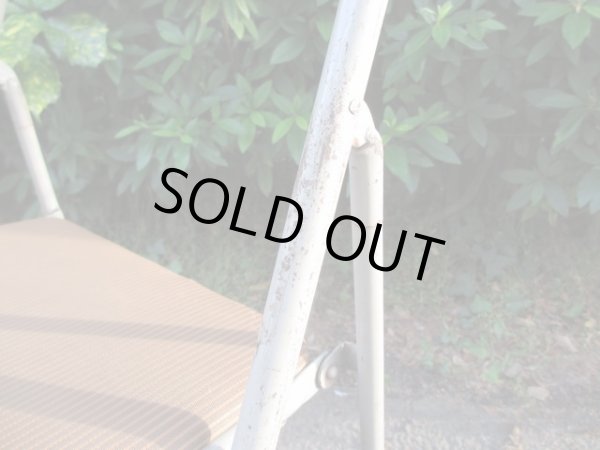 画像11: オールドマルニ フォールディングチェア パイプ椅子 折りたたみ(3)