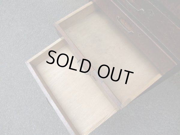 画像13: 古い10杯引き出し 桜材 前桑 ドロワー