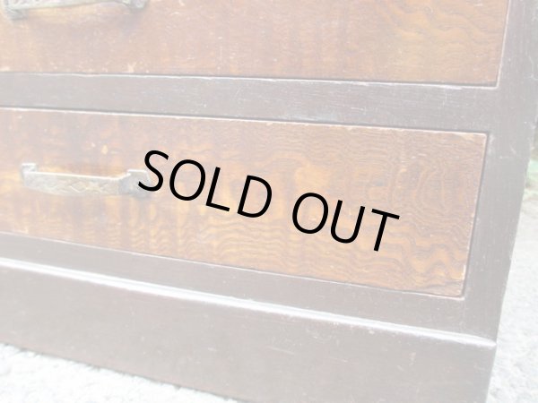 画像8: 古い10杯引き出し 桜材 前桑 ドロワー