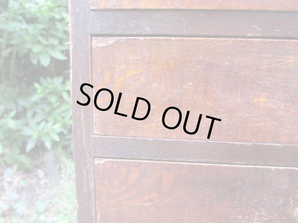 画像7: 古い10杯引き出し 桜材 前桑 ドロワー