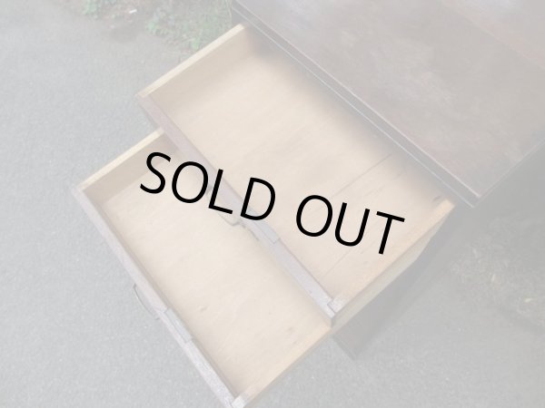 画像11: 古い10杯引き出し 桜材 前桑 ドロワー