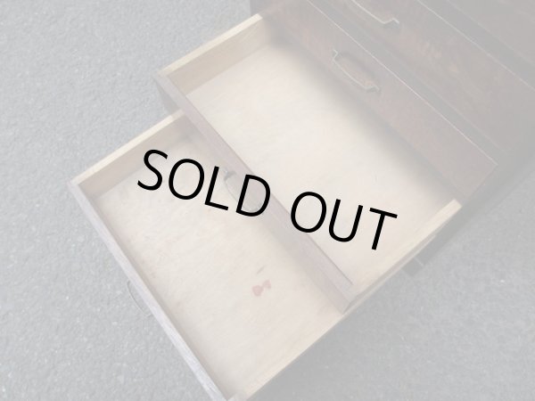 画像15: 古い10杯引き出し 桜材 前桑 ドロワー