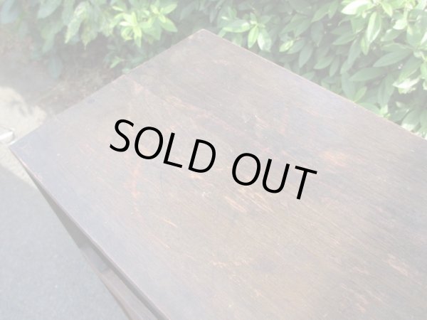 画像7: 昭和レトロ 桜材ガラス棚 本箱