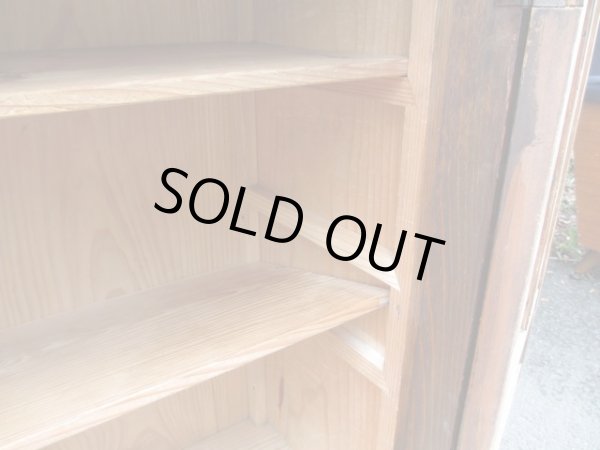 画像15: ダイヤガラスの本箱 キャビネット